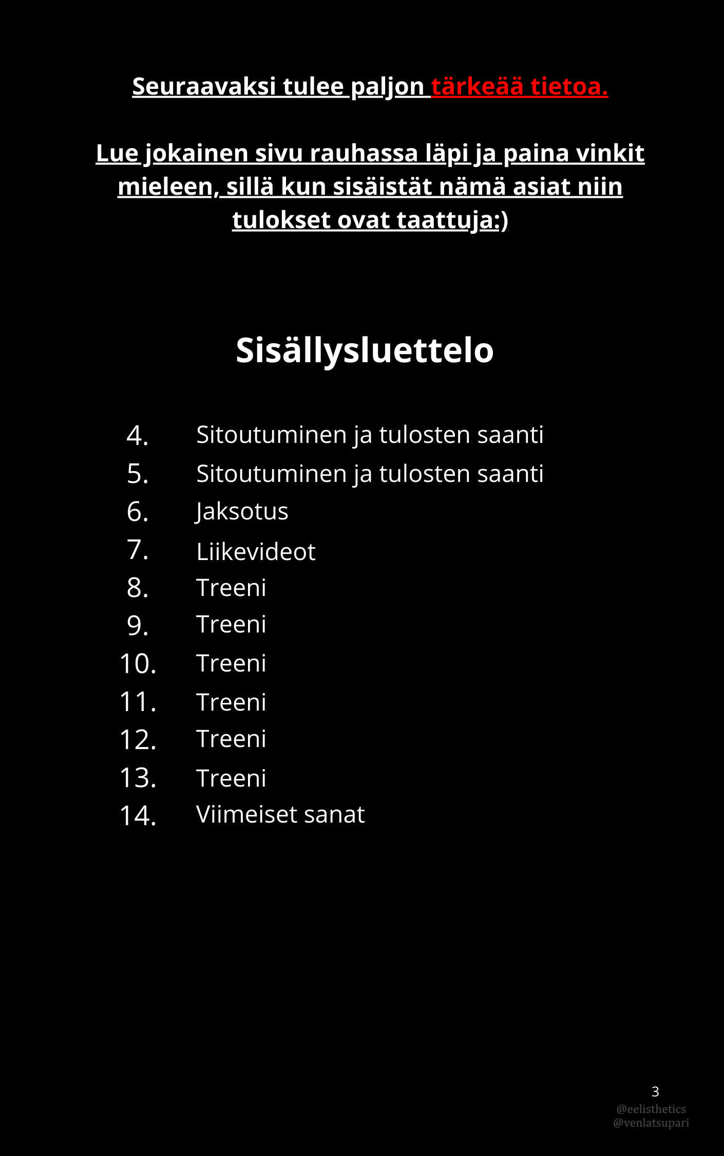 Get Jacked 2.0 - Treeniohjelma