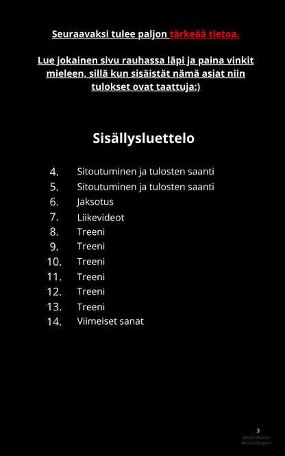 Get Jacked 2.0 - Treeniohjelma