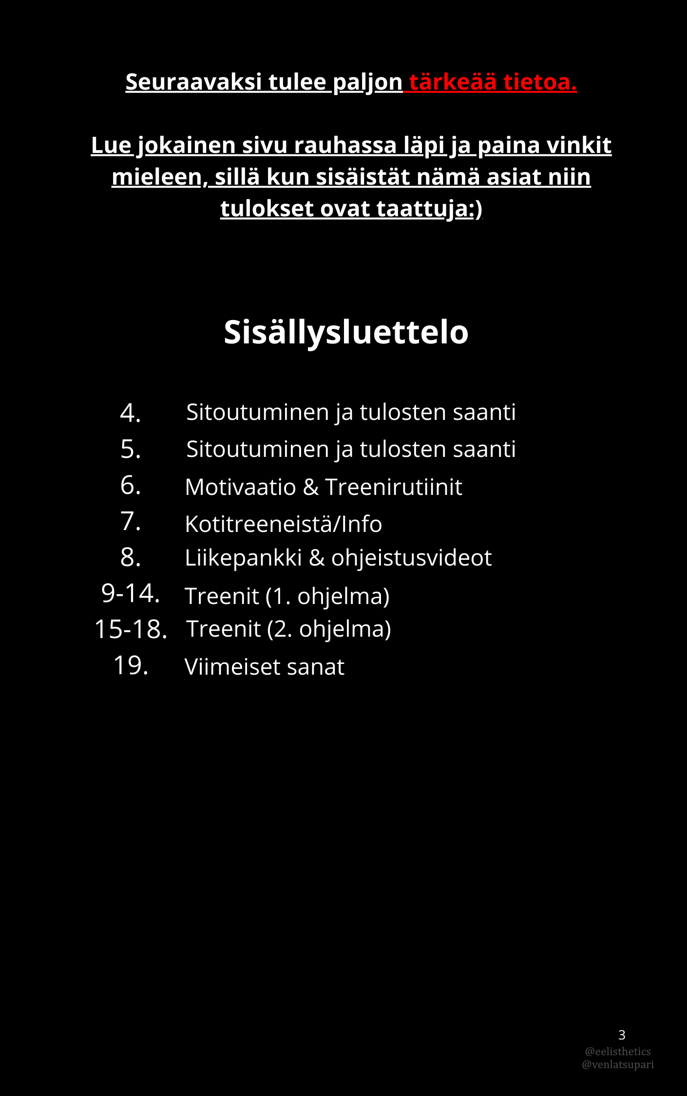 Home Lift - Kotitreeniohjelma