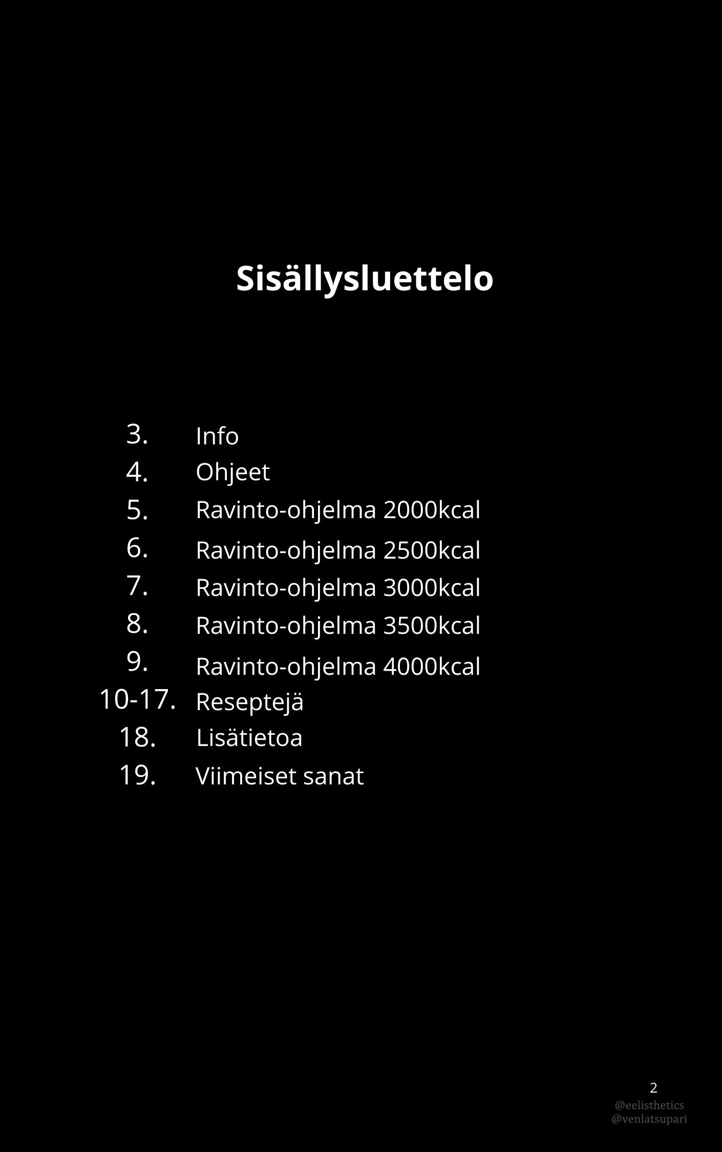 Meal Plan 2.0 - Ravinto-ohjelma