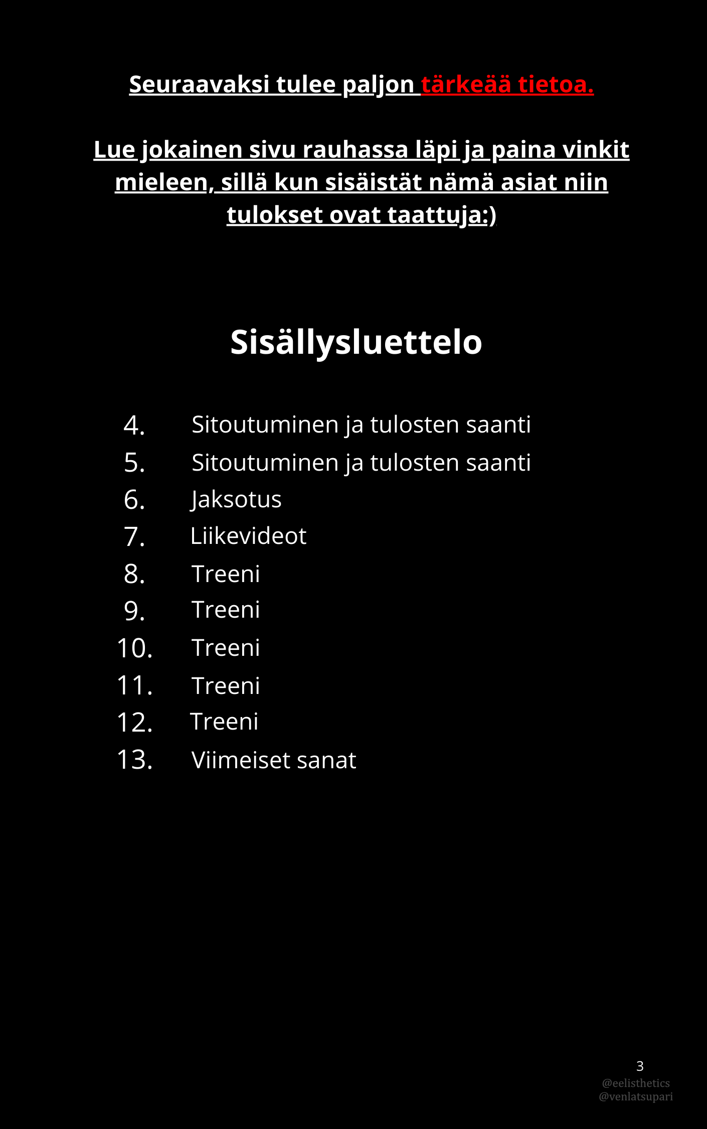 Pecs 2 Peak 2.0 - Treeniohjelma